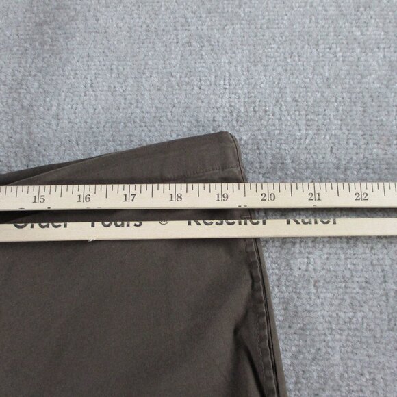 SKIMS Cotton Poplin Pants Womens Medium Brown Washed Dark Sepia Wide Leg NWT NEW - Picture 7 of 13